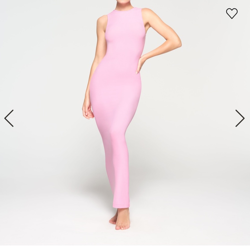 Skims Soft Lounge Sleeveless Dress - Cotton Candy